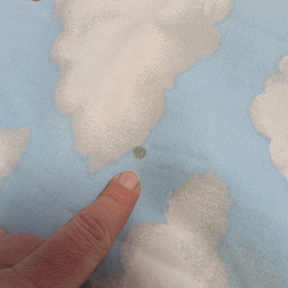 Vintage "Dreaming Of Oreo" Cookie Clouds Springs Twin Flat Sheet 60" X 98" READ - Picture 5 of 8